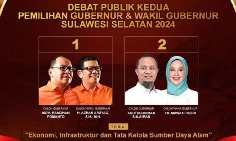 Ricuh Debat Pilkada Sulsel 2024: Massa Dua Paslon Bentrok di Depan Hotel Claro